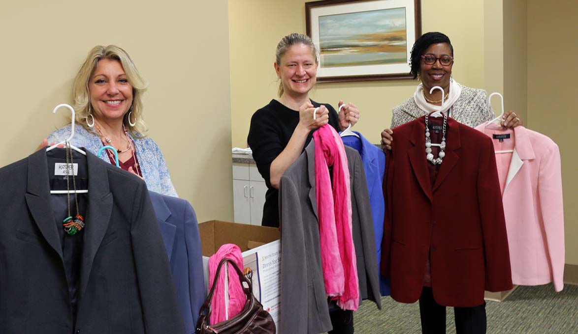 South State commemorated International Women’s Day on March 8 by partnering with Dress for Success,